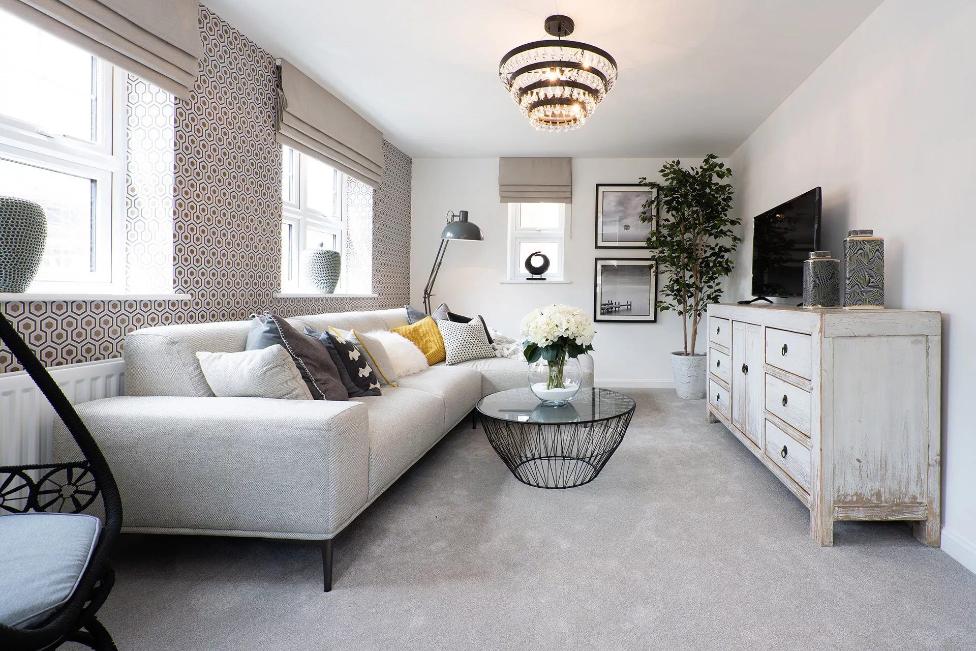 Three bedroom show home interior design project by Dandy Designs Interiors