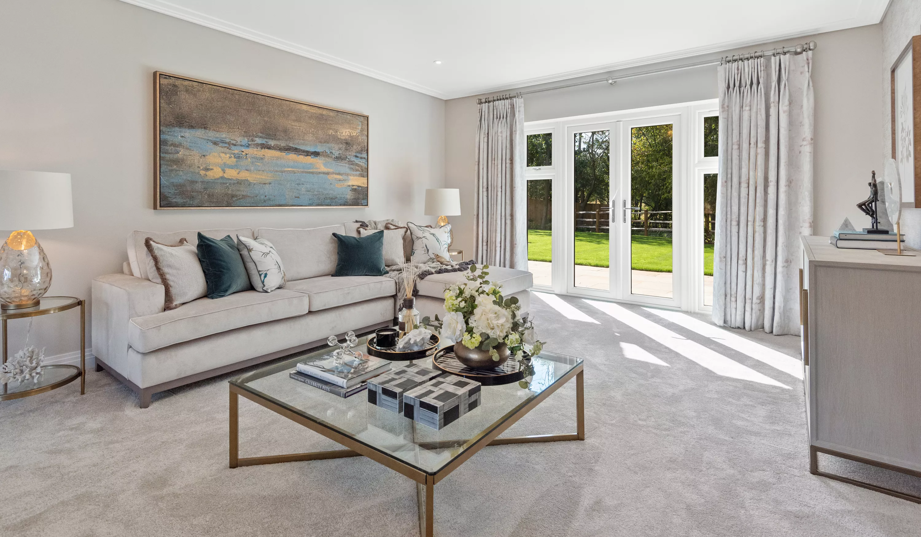 Dandy Designs interior designers, show home design, curtains, upholstery, interiors, flooring, lighting, artwork